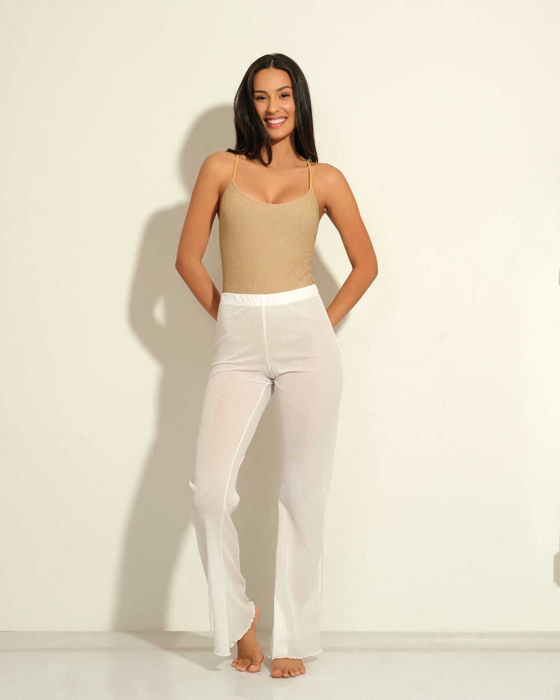 Lucy Pareo Pants - White